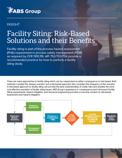 Facility Siting: Risk-Based Solutions and Their Benefits Facility Siting: Risk-Based Solutions and Their Benefits
