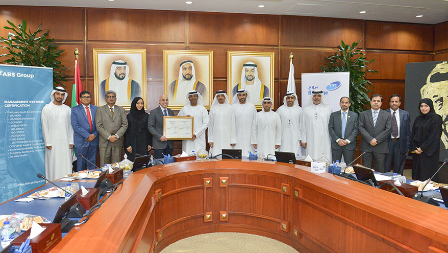 Borouge CEO Ahmed Omar Abdulla received the ISO 9001:2015 certificate during a special ceremony held at Borouge's headquarters in Abu Dhabi, United Arab Emirates.